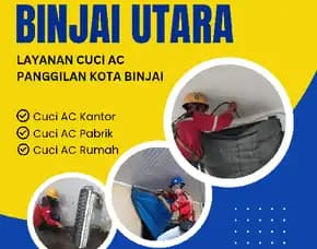 Cuci Ac Split Binjai Utara 0823. 6662. 3838