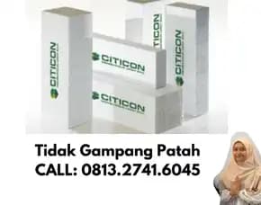 Termurah! Bata Ringan Citicon 10 Cm Sragen Sragen