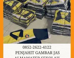 Penjahit Gambar Jas Almamater Sekolah Kabupaten Tebo Dan Semarang