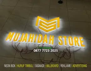 Jasa Pembuatan Logo Huruf Timbul Akrilik Cimahi