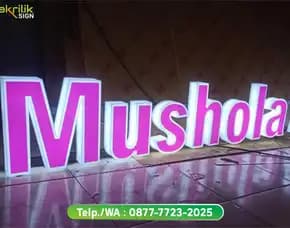 Plang Huruf Timbul Cikarang - Bekasi