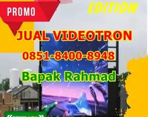 Wea (08x51 84oo 89x48) Jual Videotron Indoor Di Bangkalan