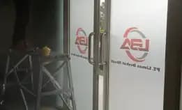 Sticker Sandblast Printing Fatmawati