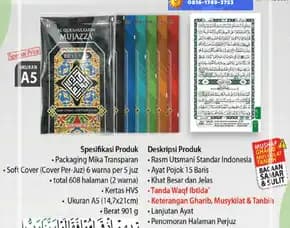 Industri Jual Al Quran Per Juz Bombay Untuk Anak Jakarta Timur Daerah Khusus Ibukota Jakarta Terbaik Cahaya Quran