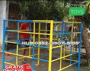 Contoh Ayunan Besi Custom Dan Perosotan Anak Kec Klojen Malang