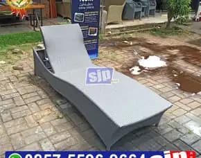 Pabrik Sunbed Pool Rotan Sintetis Model Lamborgini Rotan Sintetis