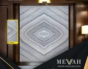 (Mevvah) Pvc Marble Wall Panels Abu Abu Di Kayong Utara