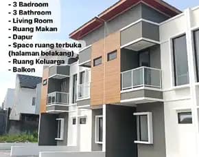 Rumah 2 Lantai Dekat Stasiun Tol Tangerang Selatan