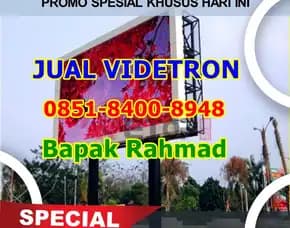 Wea (08x51 84oo 89x48) Jual Videotron Vertikal Di Batu