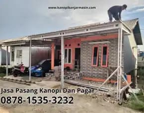 (Termurah), Jasa Pasang Kanopi Baja Ringan Sungai Ulin