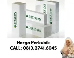 Harga Pabrik! Bata Ringan Citicon Purwodadi Grobogan