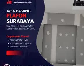 Jasa Pasang Plafon Asemrowo Surabaya 0815,4751,4389 Pemasangan Plafon Berkualitas & Profesional