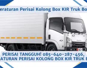 Truk Kuat, Peraturan Perisai Kolong Box Kir Truk Box