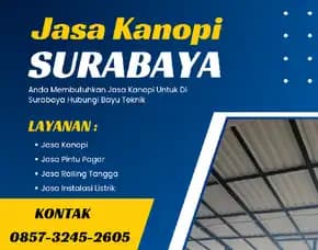 Jasa Kanopi Gubeng 0857*3245*2605