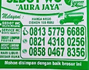 Sedot Wc Pandaan Pasuruan Termurah