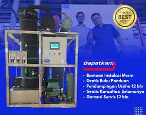 Mesin Es Kristal 1 Ton Sigi, Sulteng