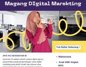 Magang Digital Marketing Mahasiswa, Saatnya Asah Skill Sejak Dini