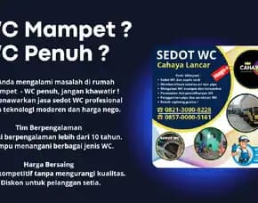 Sedot Wc Penuh / Mampet | Purwokerto - Banyumas - Purbalingga - Banjarnegara - Cilacap - Bumiayu