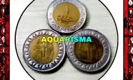 1 Pcs Uang Koin Kuno Bimetal 1 Pound Mesir Sphinx Tahun 2005 Good Quality