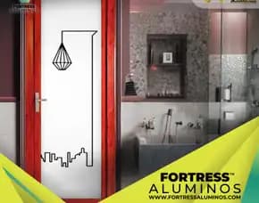(Aluminos) Pintu Kamar Aluminium Putih Di Palu