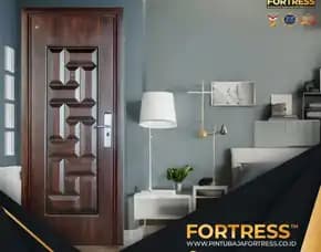 (Fortress) Pintu Rumah Minimalis Fortress 1 Daun Di Palu