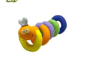Mainan Boneka Edukasi Bayi Balita Stroler Baby Rattle Caterpillar