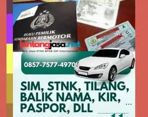 Termurah 0857-7577-4970 Bayar Setelah Jadi Balik Nama Kendaraan Terpercaya Di Jakarta Pusat Bintangjasa.Net