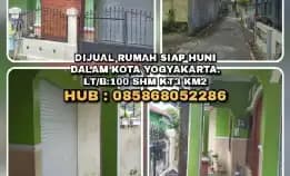 Dijual Rumah Siap Huni Dalam Kota Yogyakarta.Lt/B:100 Shm Kt3 Km2.H: 085868052286>>