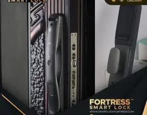 (Fortress) Smart Door Lock Phone Verification Unlock Di Sambas