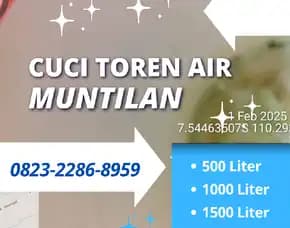 Jasa Cuci Toren Air Muntilan
