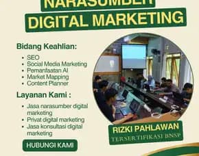 Profesional Fasilitator Narasumber Bisnis Pemasaran Online Bnsp Kemnaker Tangerang Selatan Bandung Pahlawan Digital