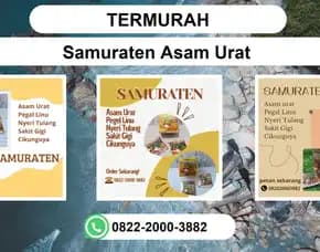 Termurah, 0822-2000-3882 Distributor Samuraten Asam Urat Bengkulu