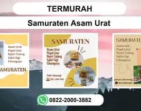 Termurah, 0822-2000-3882 Distributor Samuraten Asam Urat Sumedang