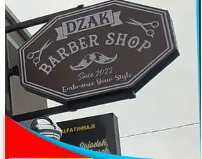 Neon Box Barbershop Mewah Dan Elegant Murah.Madania Advertising