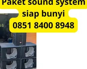 Paket Sound System Lengkap Siap Bunyi Untuk Segala Kebutuhan Anda