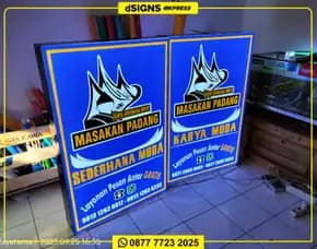 Neon Box/ Papan Nama/ Huruf Timbul/ Signage/ Reklame Toko Dan Billboard Murah