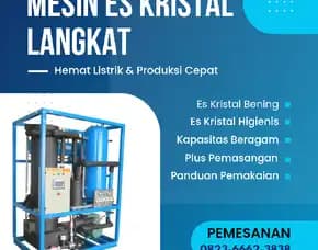 Harga Mesin Es Kristal Di Langkat 0823,6662,3838