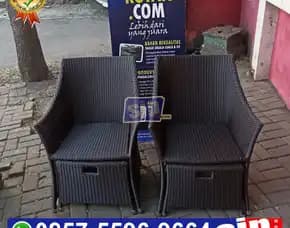 Kursi Teras Rotan Sintetis / Furniture Kursi Santai Rotan Sintetis