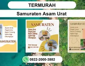 Termurah, 0822-2000-3882 Distributor Samuraten Asam Urat Madiun
