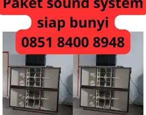 Sedia Paket Sound System Lengkap Siap Bunyi Untuk Segala Kebutuhan
