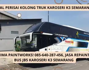 Maxima Paintworks! Jasa Repaint Big Bus Jb5 Karoseri K3 Semarang