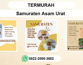 Termurah, 0822-2000-3882 Distributor Samuratenasam Urat Jakarta