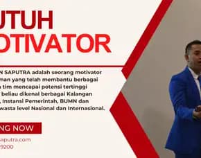 Pembicara Motivator Magelang, Terpercaya & Solutif, Dian Saputra
