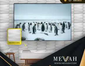 (Mevvah) Wall Panel 3d Kamar Tidur White Di Palu