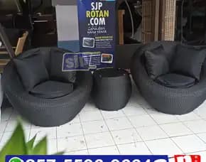 Jual Sofa Teras Rotan Sintetis / Jual Furniture Rotan Sintetis / Sofa Rotan