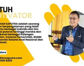 Pembicara Motivator Pontianak, Terpercaya & Solutif, Dian Saputra