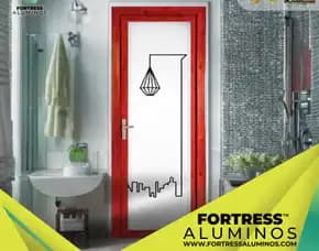 (Aluminos) Pintu Kamar Mandi Aluminium Kaca Minimalis Di Palu
