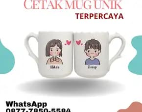 Terpercaya, Wa./Call 0877-7850-5584, Cetak Mug Unik,Di Pinang Tangerang