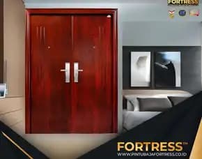 (Fortress) Pintu Baja 1 Daun Di Palu