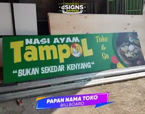 Papan Nama Toko - Billboard Sign Bandung